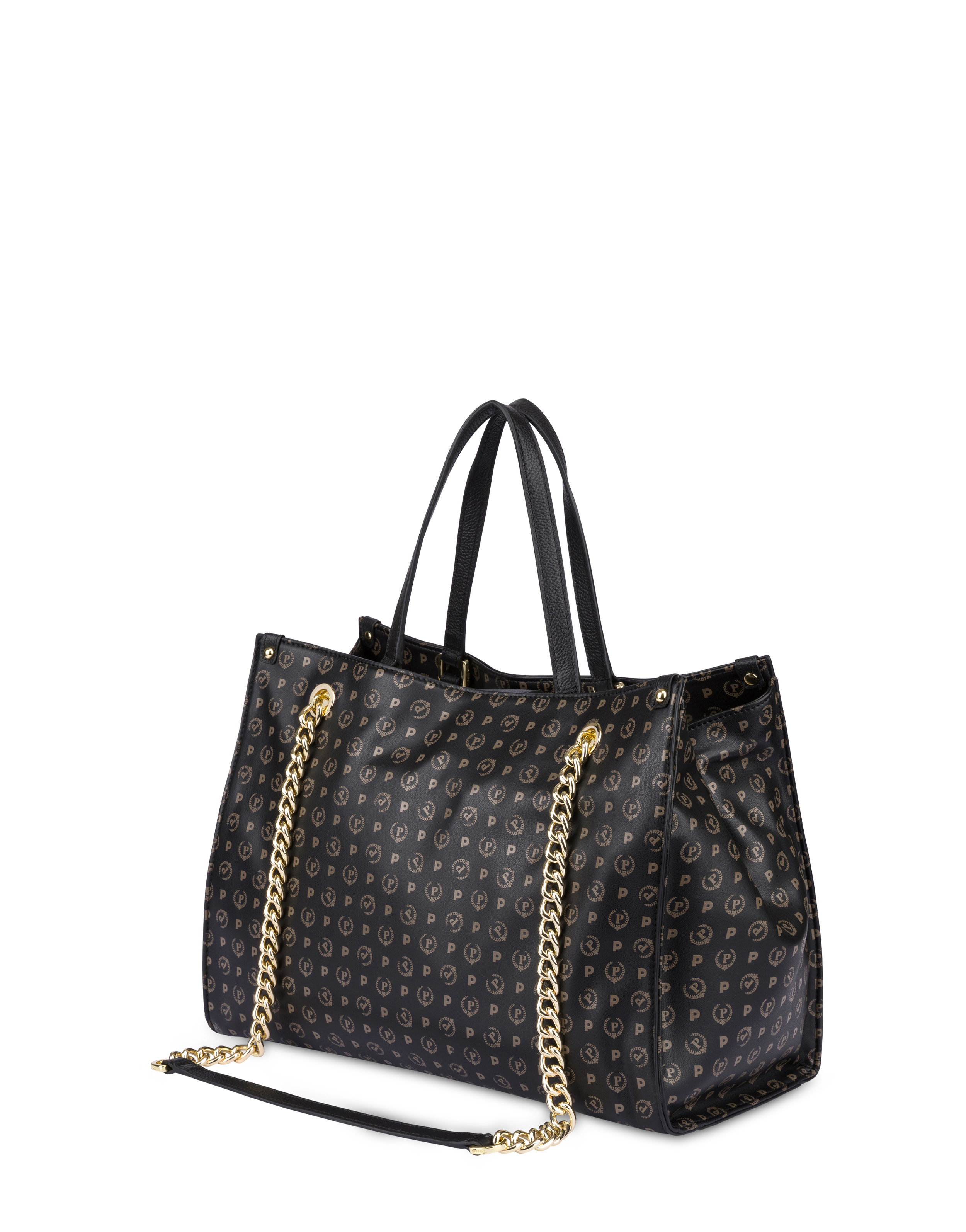 Borsa Doppio Manico Heritage Soft Relief Nero/nero