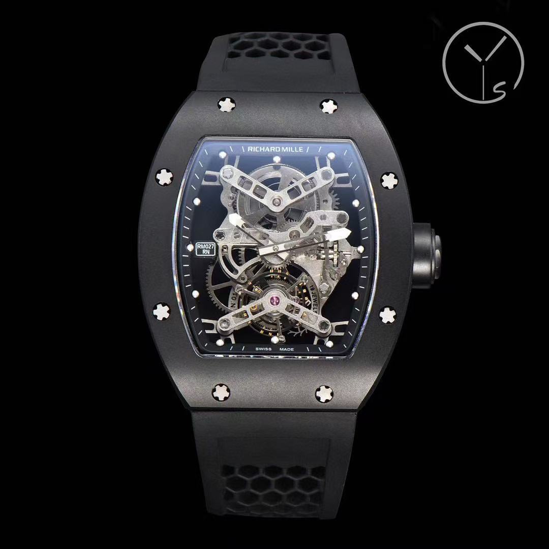 Richard Mille RM 027 Rafael Nadal Tourbillon Carbon Watch -14