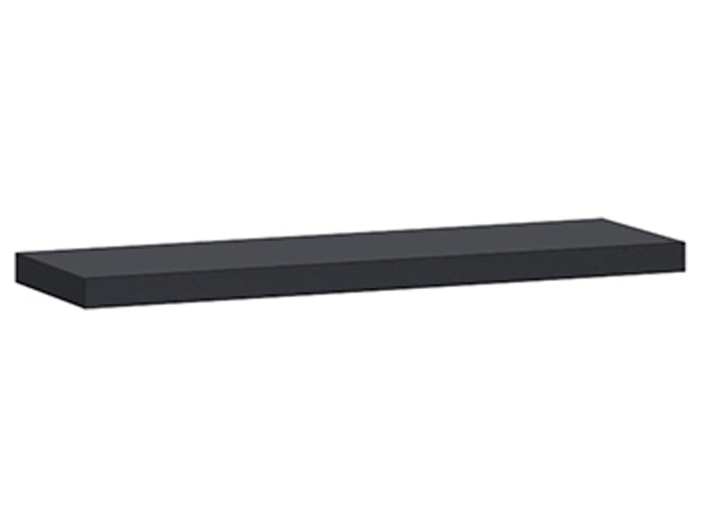 Półka ścienna Ines 68 cm czarny mat