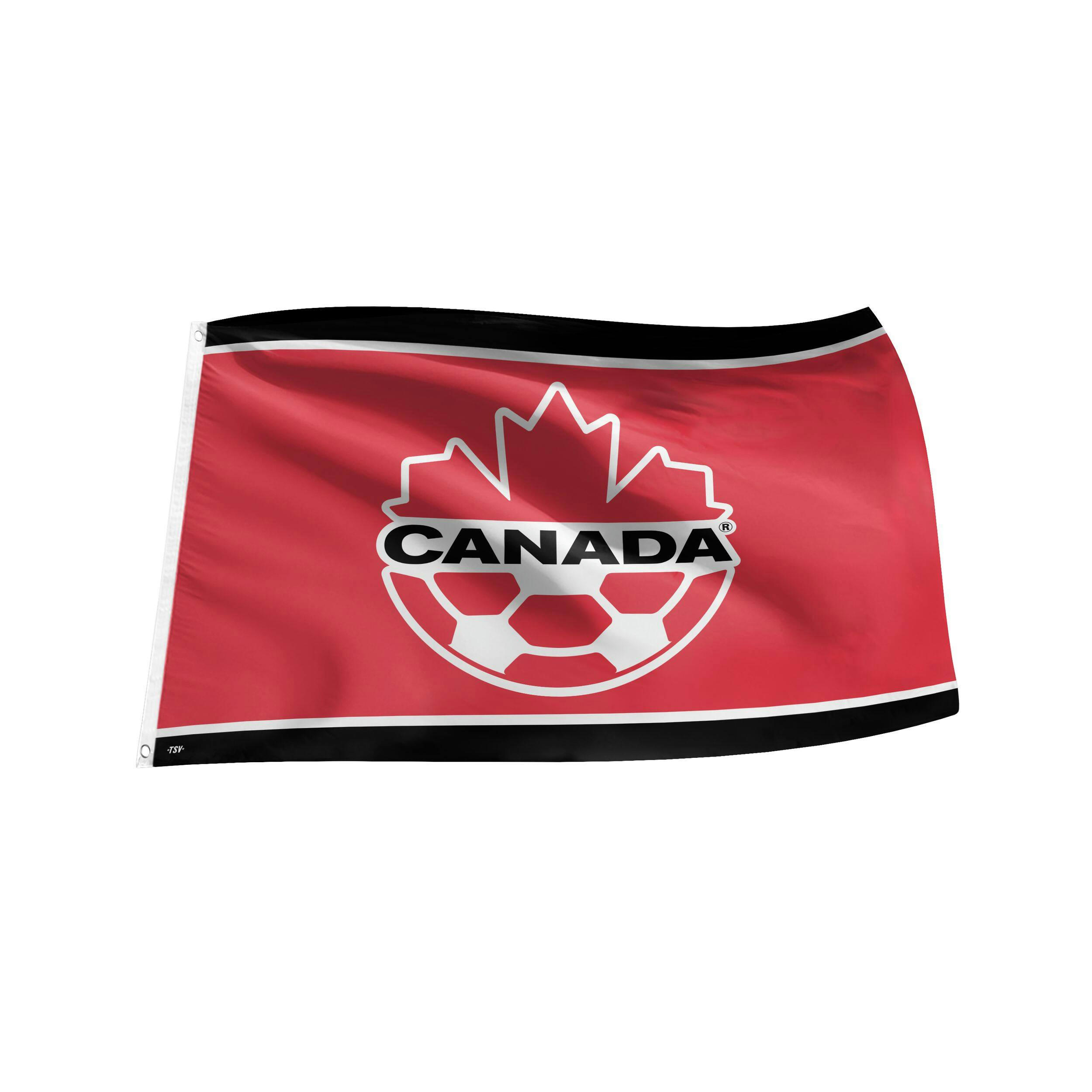 Team Canada Soccer Banner Flag, 3-ft x 5-ft