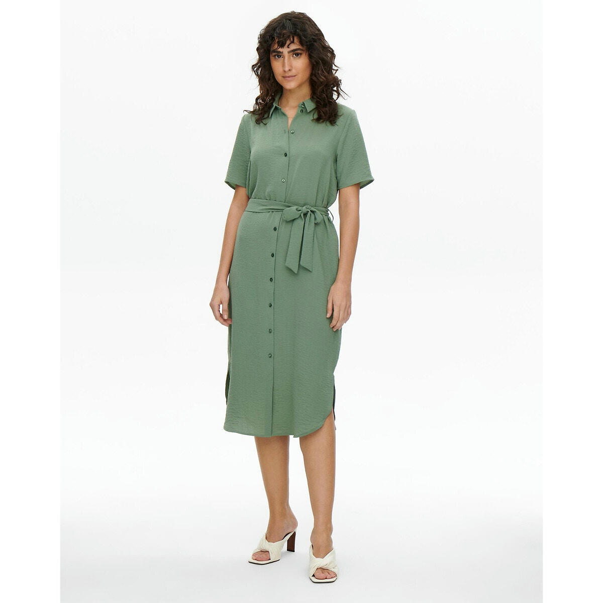 Robe-chemise à nouer