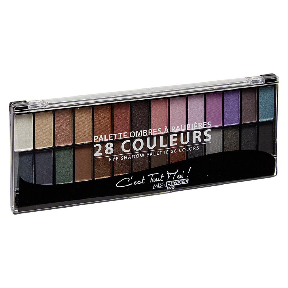 Palette 28 couleurs mat et irisées