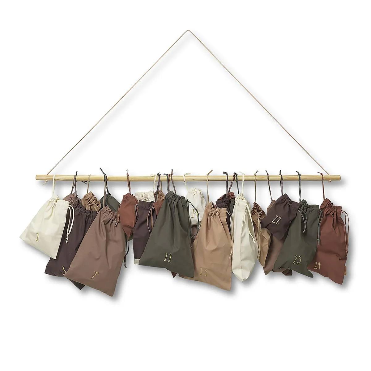 Ferm Living - Christmas Countdown Adventskalender, mehrfarbig