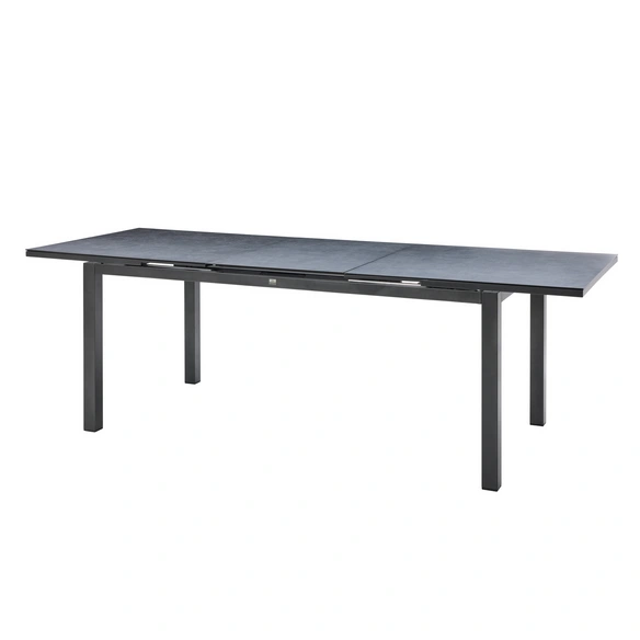 Ausziehtisch »Lacona«, BxT: 240/180 x 90, Aluminium/Glas, anthrazit