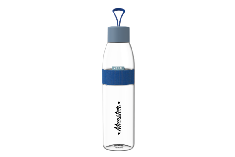 Gepersonaliseerd cadeau meester - waterfles Ellipse 700 ml