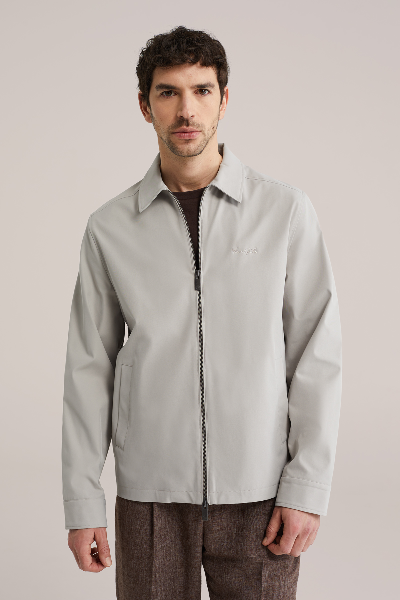 Heren jack met embroidery