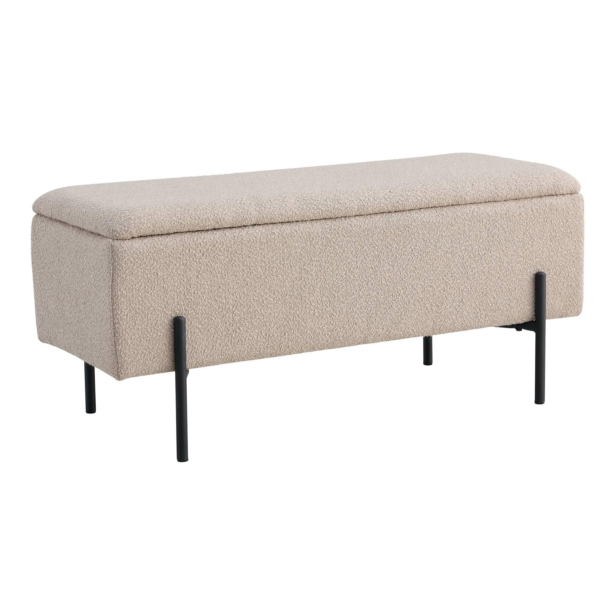 Bankje Watford bouclé