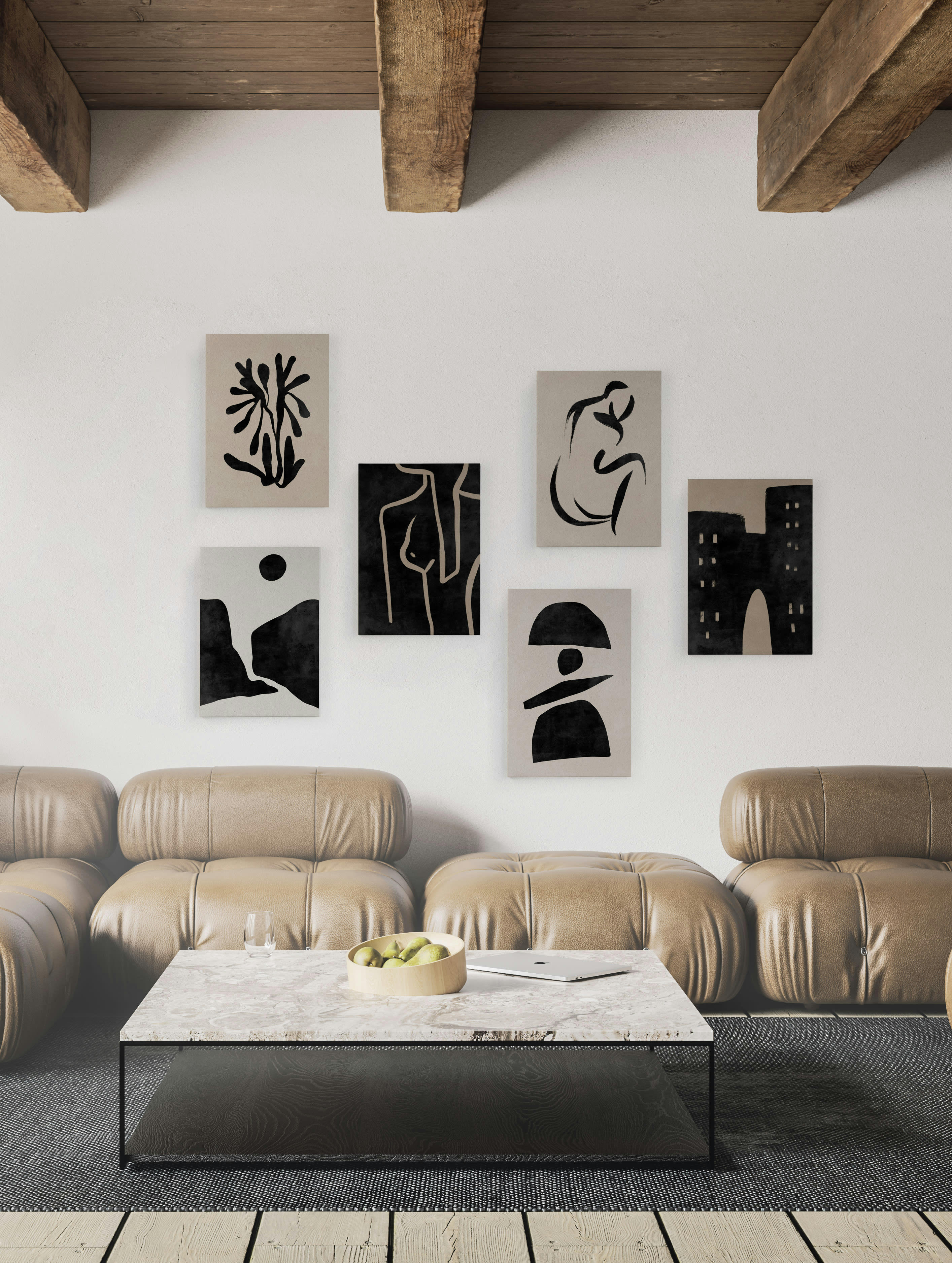 LEA - Peinture sur toile 60x40 imprimé HD Herbe