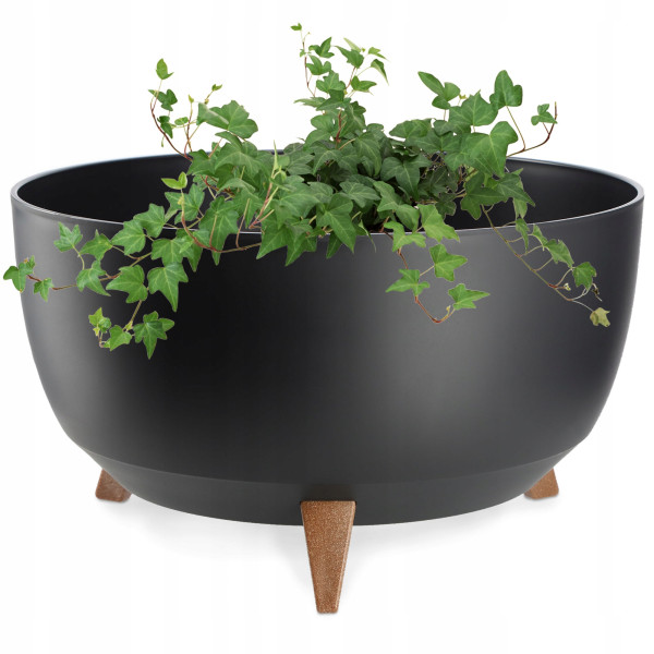 Kadax Doniczka Donica 47cm Wkład Osłonka Czarna