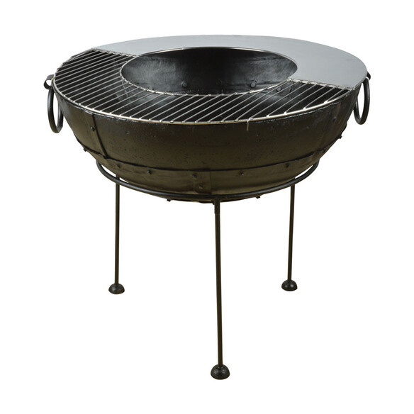 Grille   Plancha Inox pour Brasero Rond 60 cm - Esschert Design
