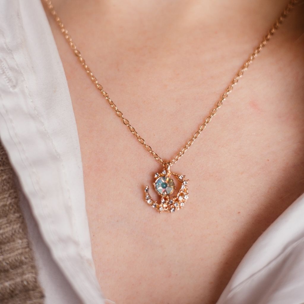 The Colourful Aura Adjustable Bohemian Moonstone Style in Rose Gold or Silver