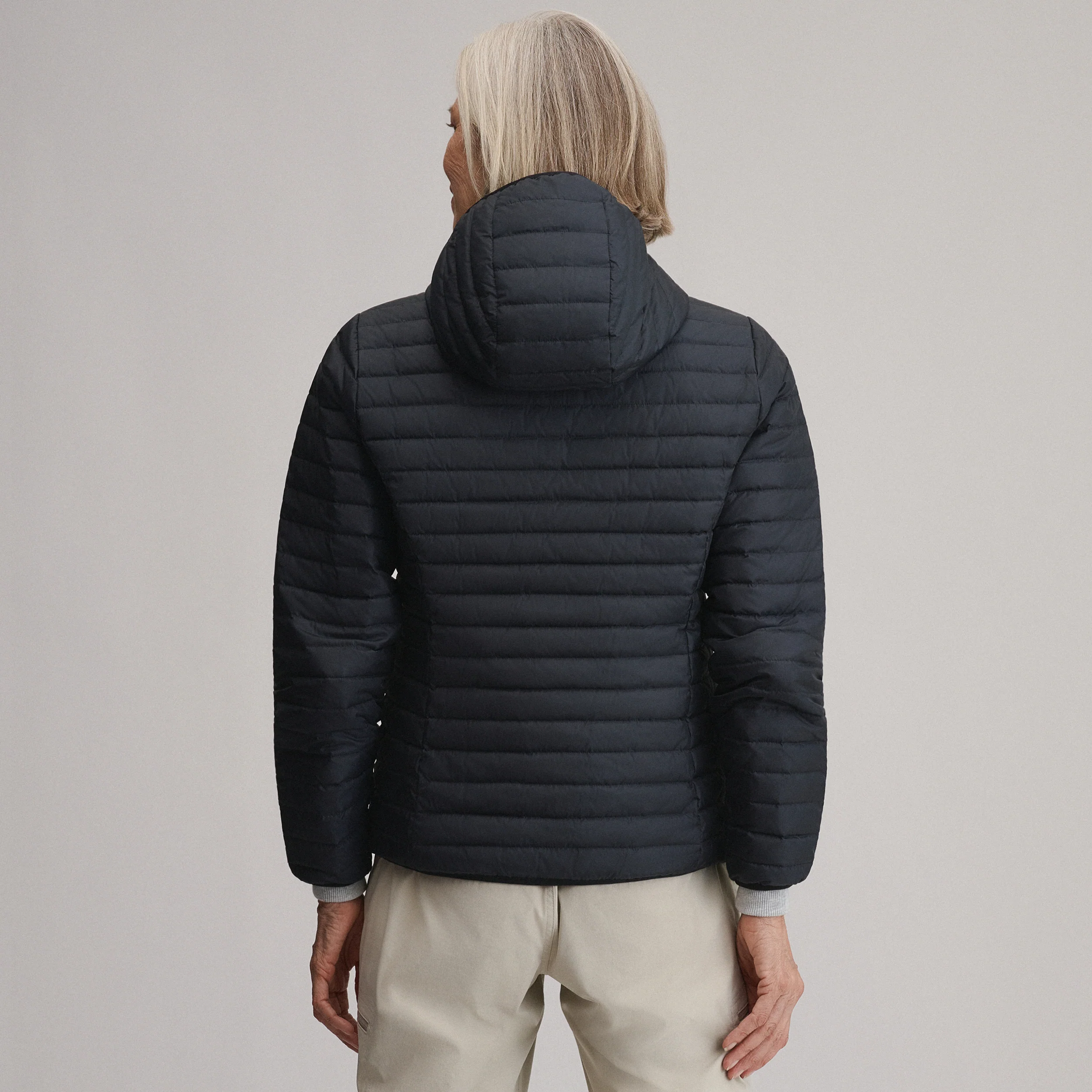 Women's Microlight Hooded Down Jacket
