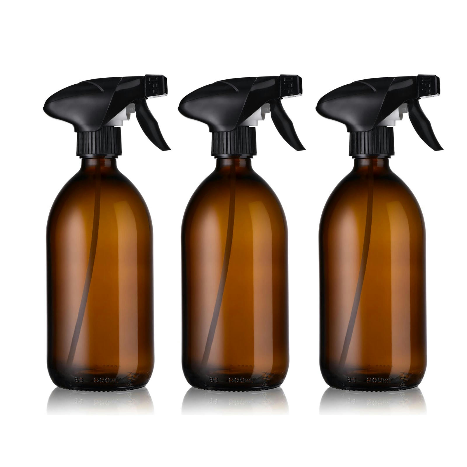 - Pack trio Burette sprays vaporisateurs 500ml ambré