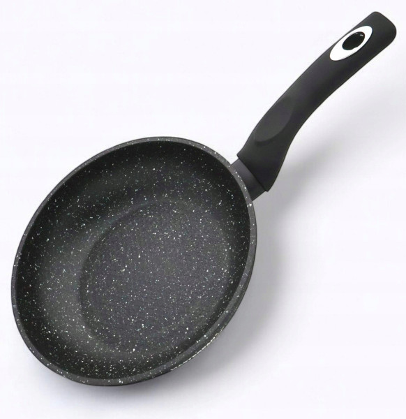 Patelnia granitowa 20cm plaster miodu indukcja gaz 1,0L Wysoka 4,5