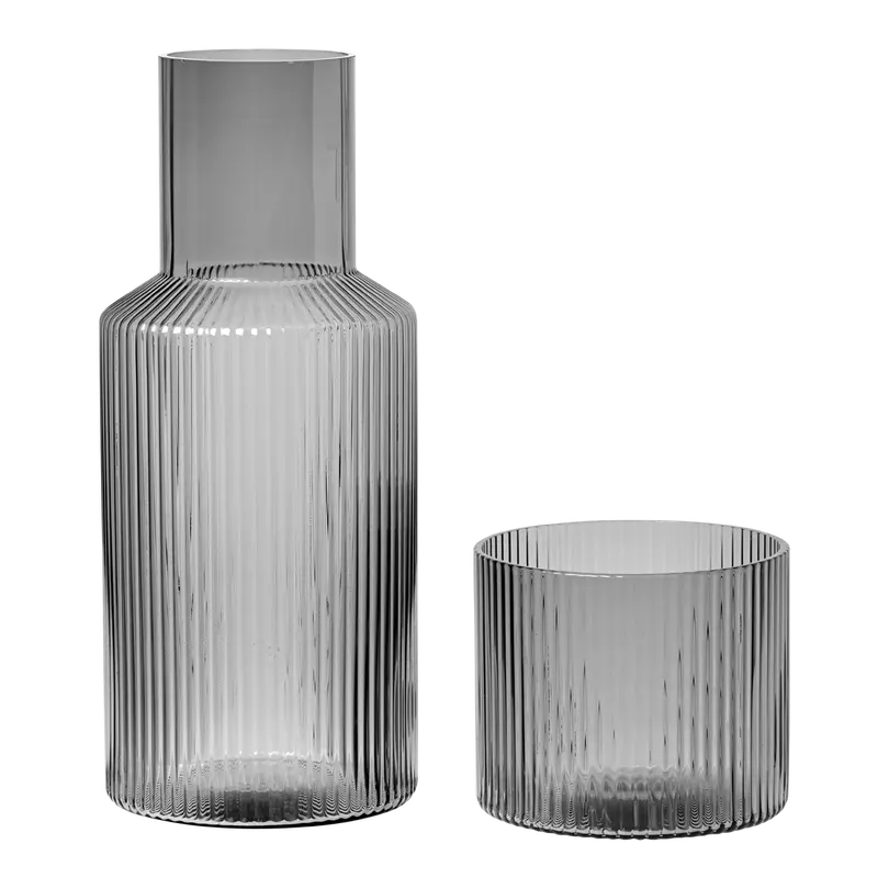 Krug- und Gläserset 2-teilig Ripple