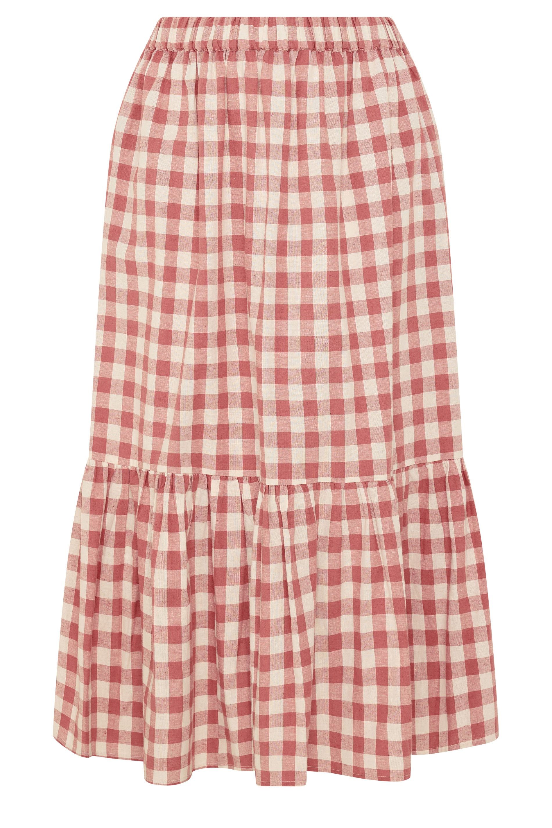 Yours Gingham Maxi Skirt
