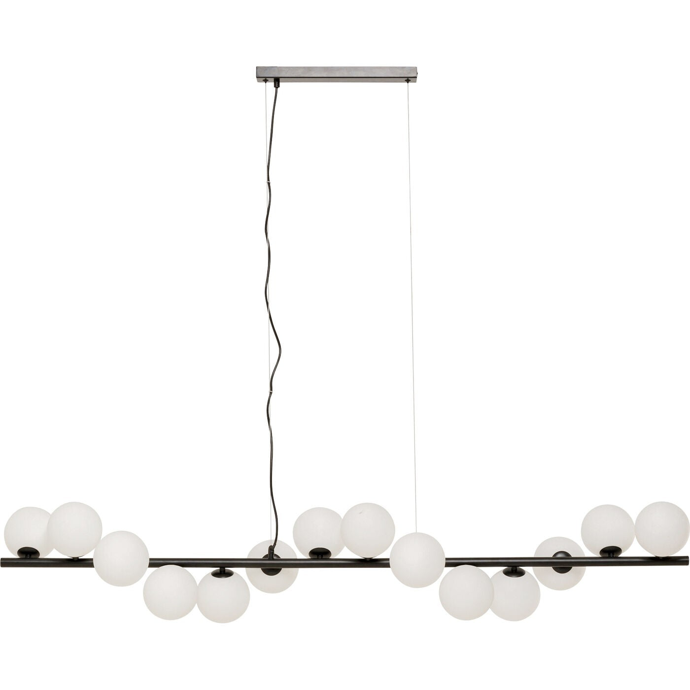 Kare Design Hanglamp Scala Balls 150cm zwart en wit
