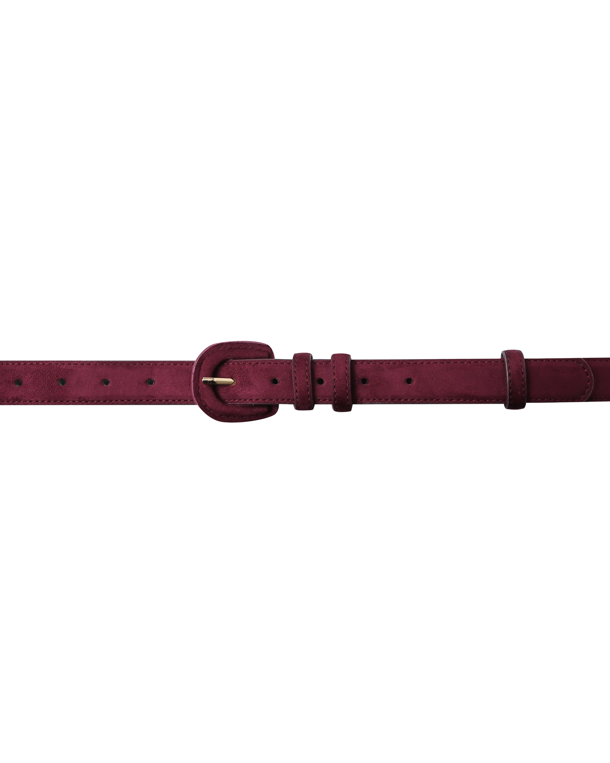 Ceinture en daim bordeaux Scotland