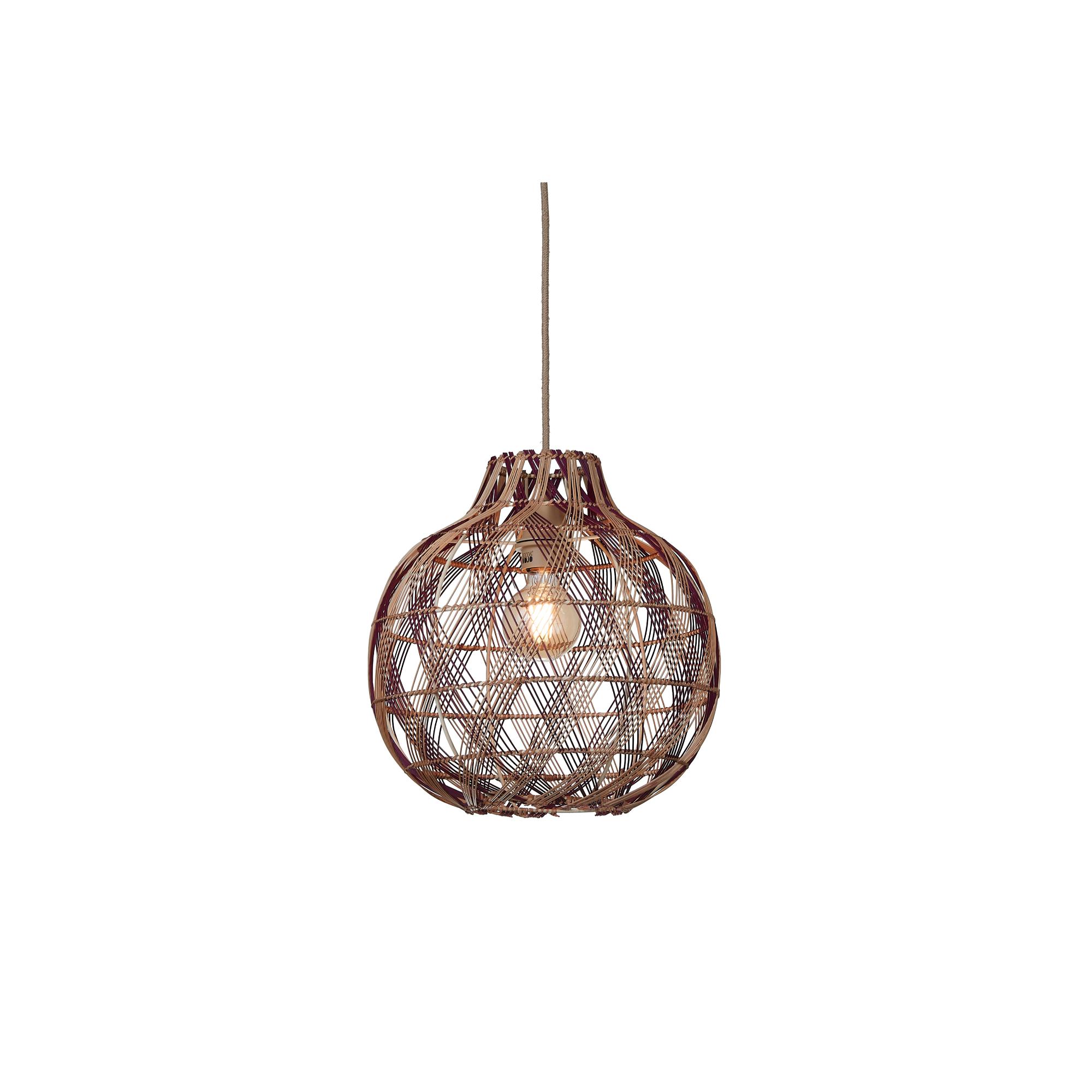 GOOD&MOJO hanglamp MENDOZA - bruin - Ø35cm