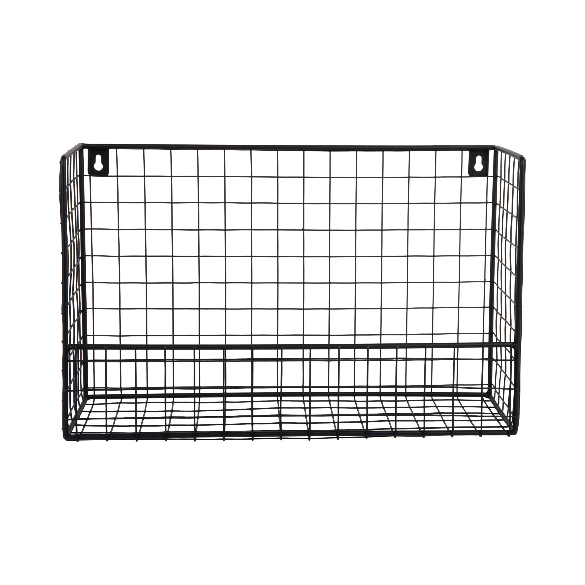 Present Time wanddecoratie Reja - zwart - 15x40x25cm