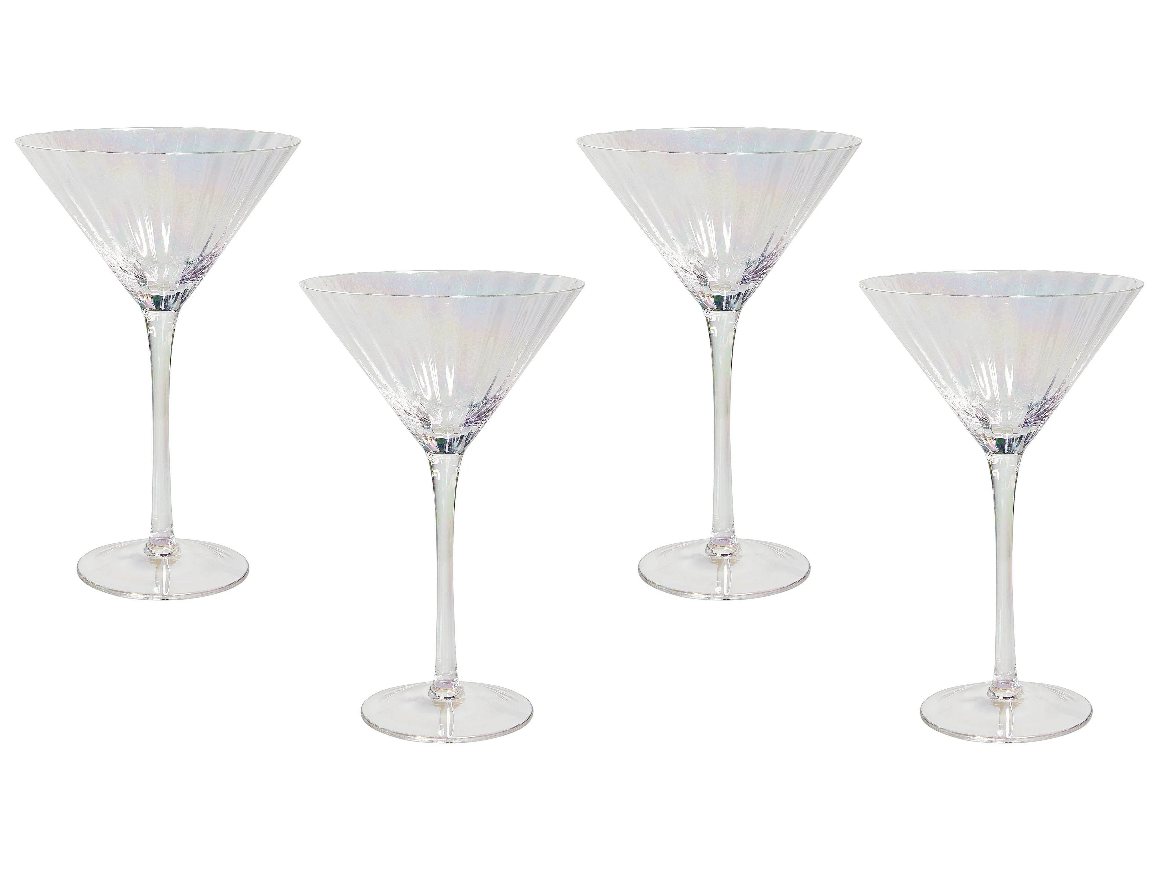 Set of 4 Champagne Saucers MORGANITE 300 ml Transparent