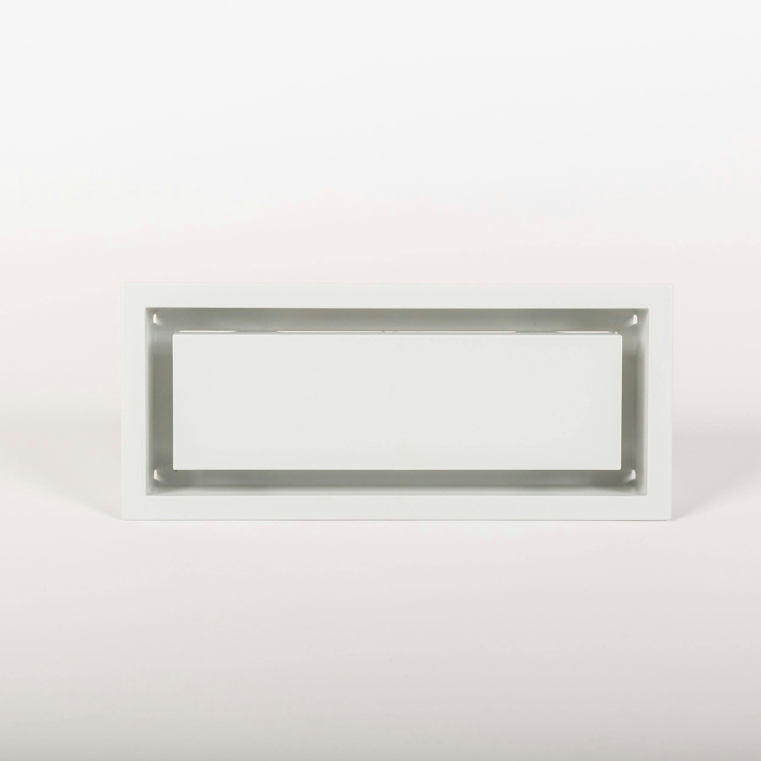 Fittes Lite DIY Framed Wall & Ceiling Vent, 4-in x 10-in, White