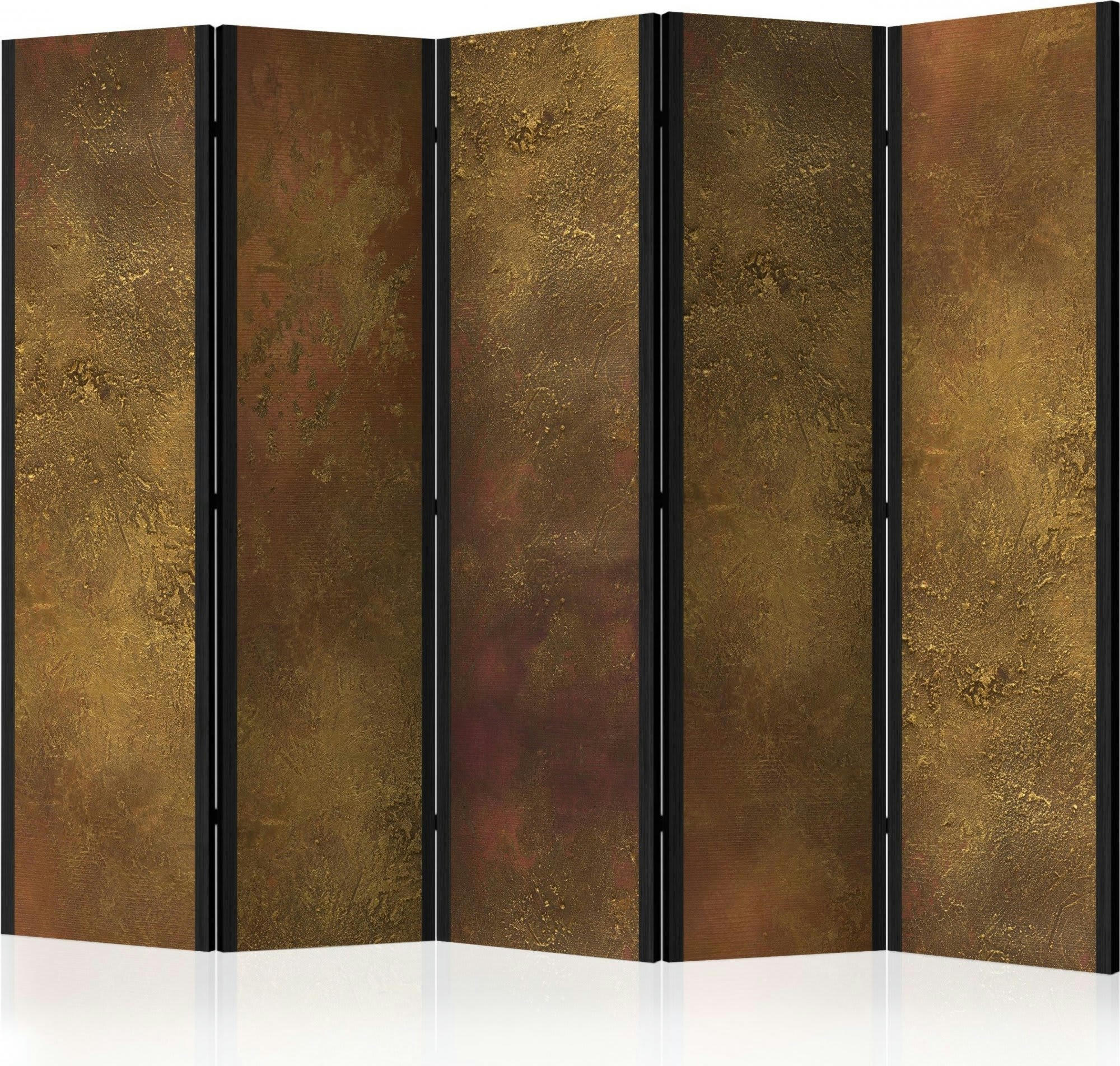 GOLDEN TEMPTATION II - Paravent trompe l'œil Toile intissée Marron