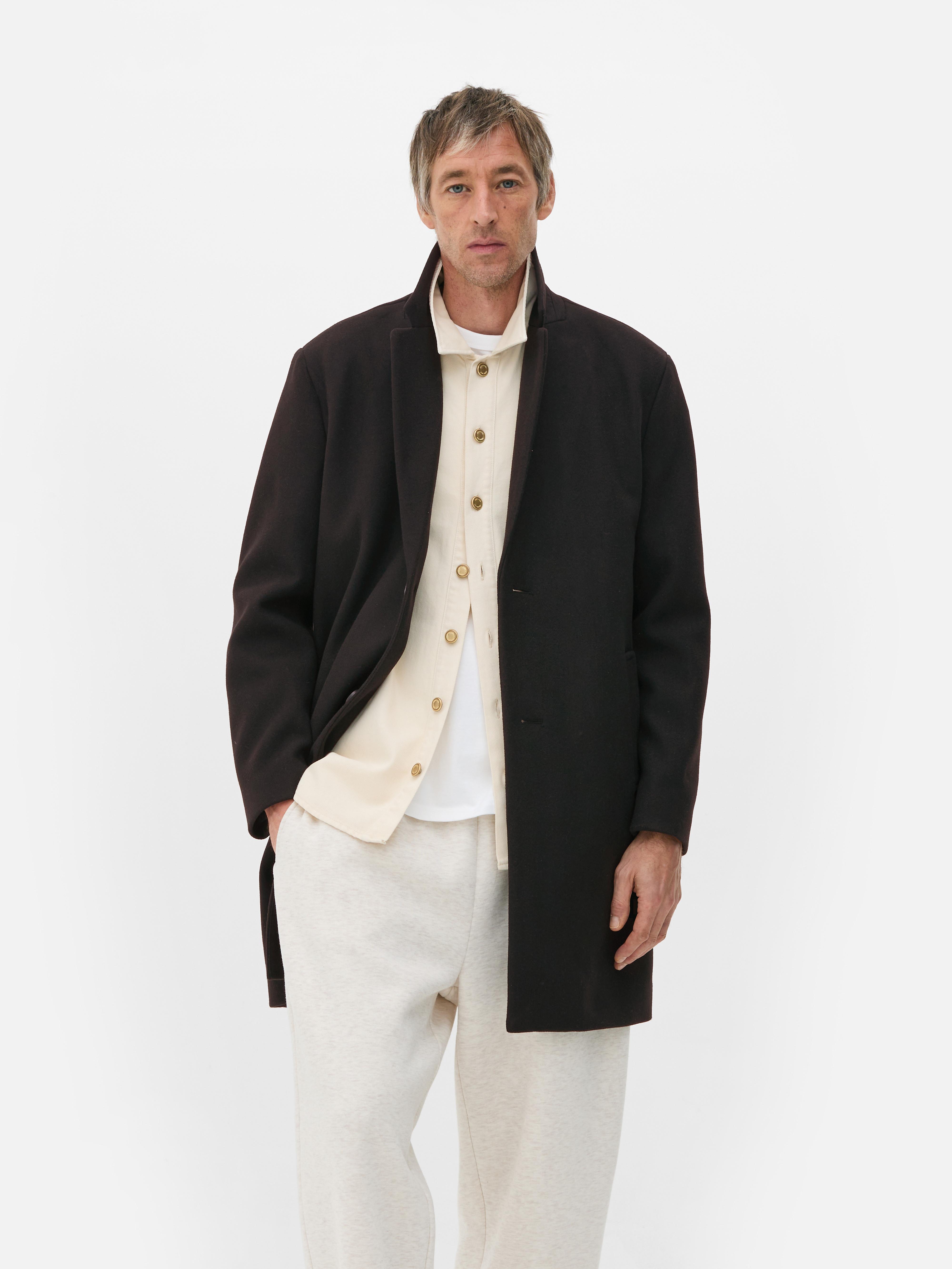 Oversized Mid-Length Overcoat