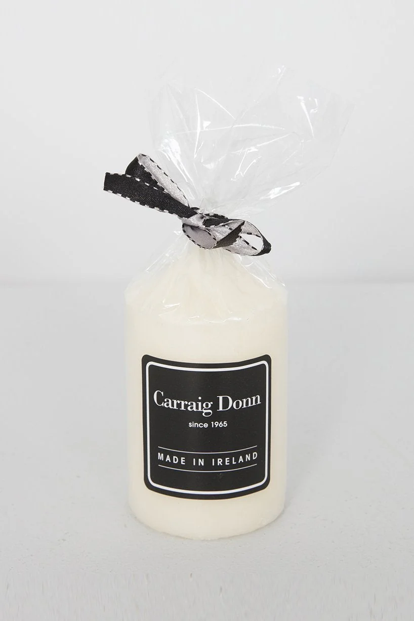 Ivory Pillar Candle 11cm x 7cm
