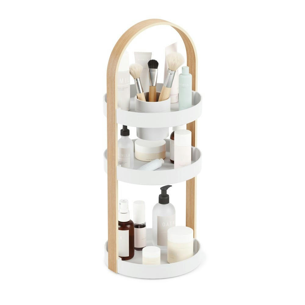 BELLWOOD - Organiseur à cosmétique bellwood plastique blanc