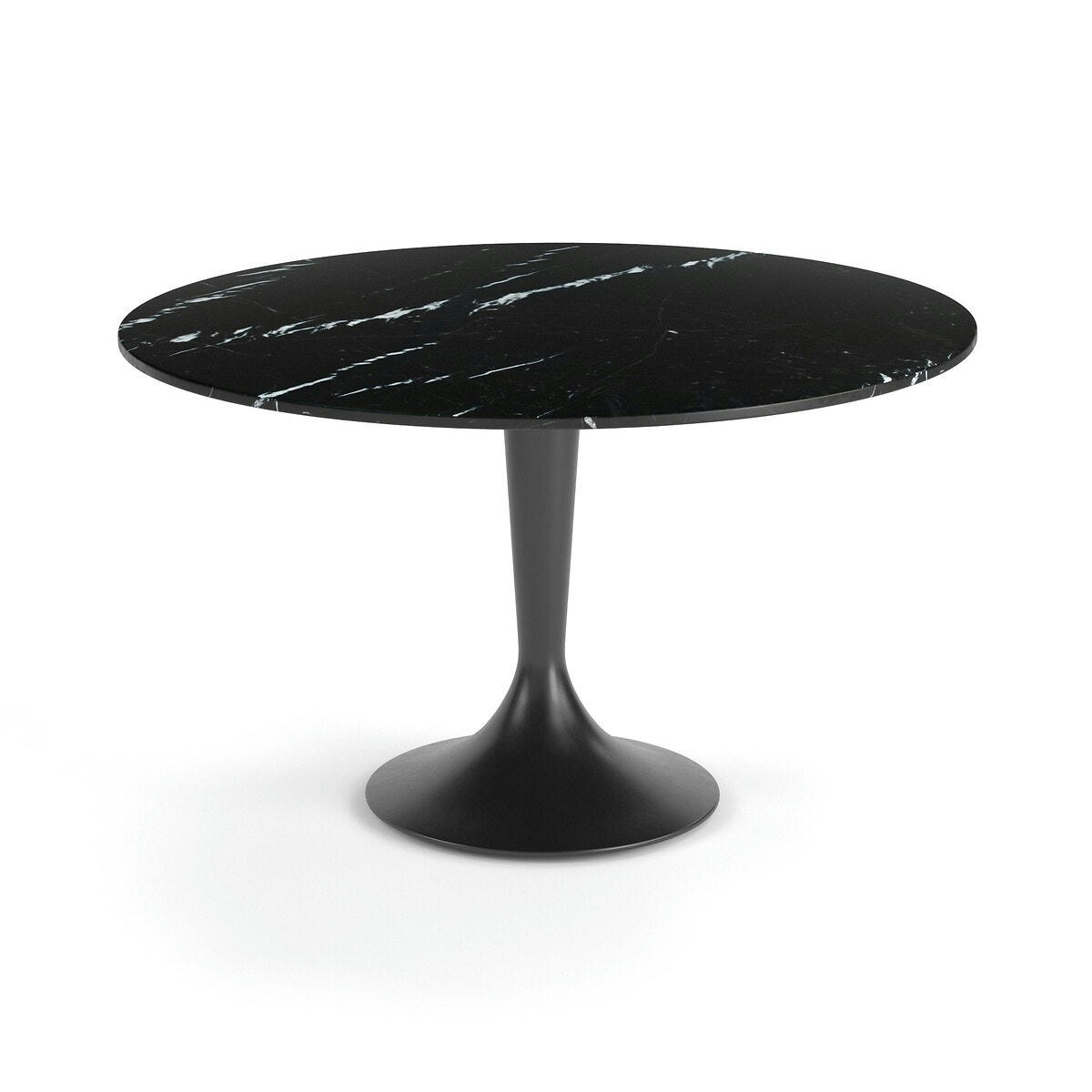 Plateau de table marbre Ø120 cm, Aradan