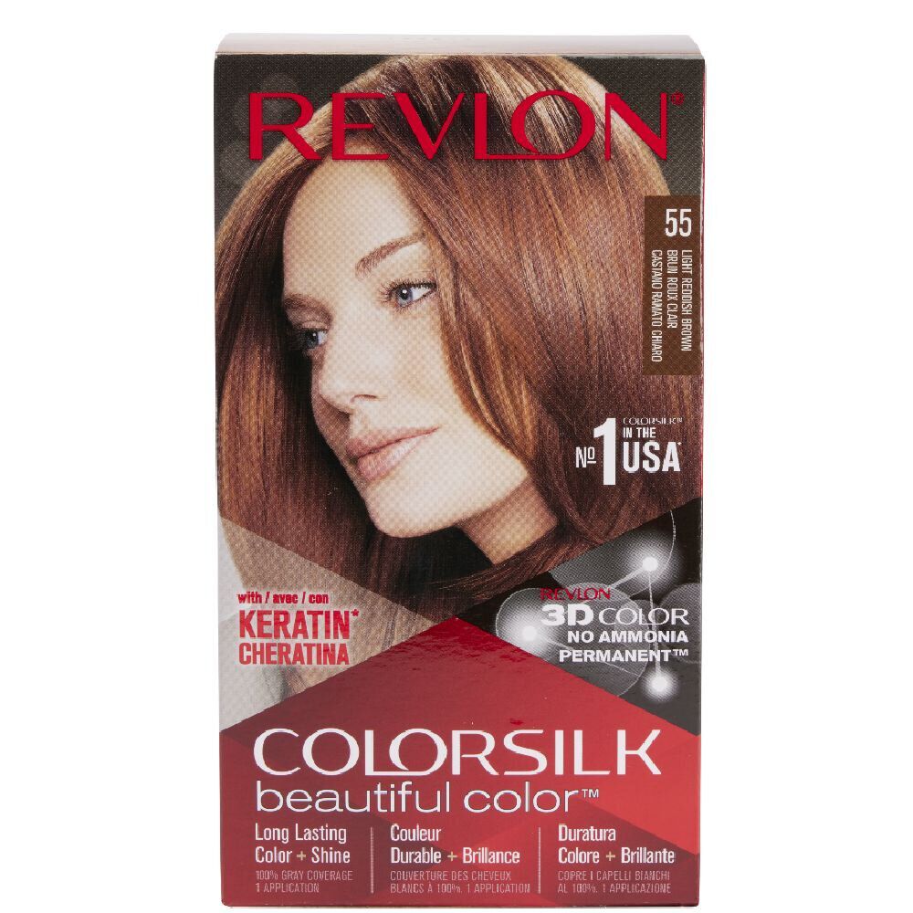 Coloration cheveux Brun roux Keratine 55 Revlon