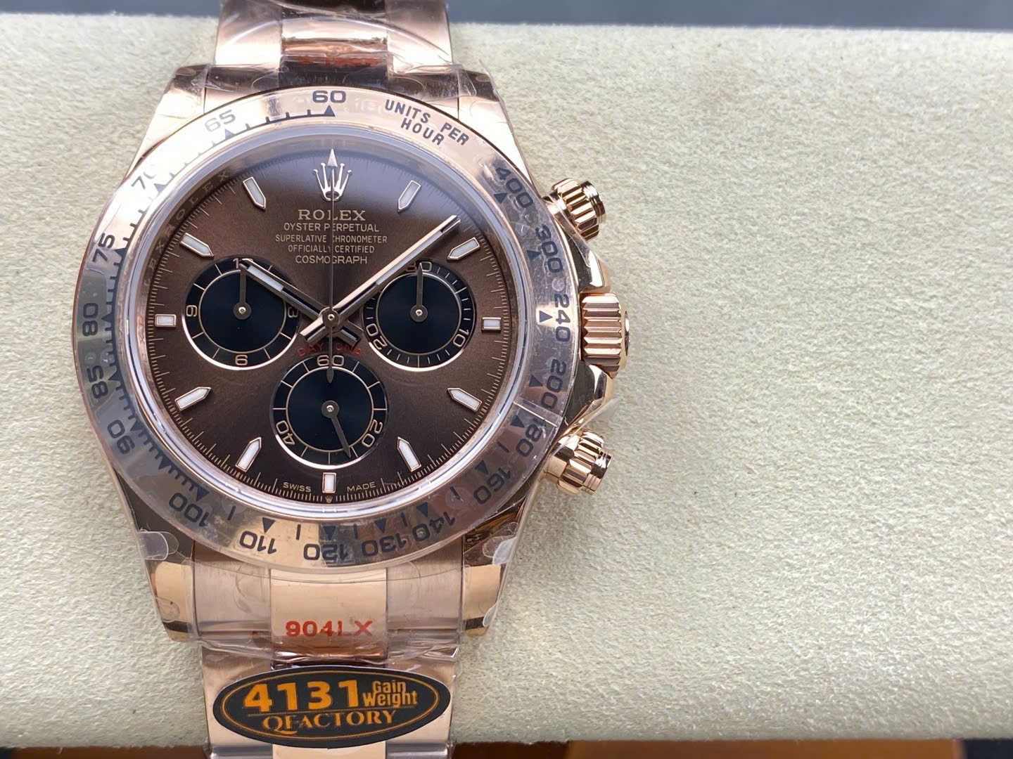 Rolex Daytona 116505 RG Plated Chocolate Dial 40mm Oyster Super Clone