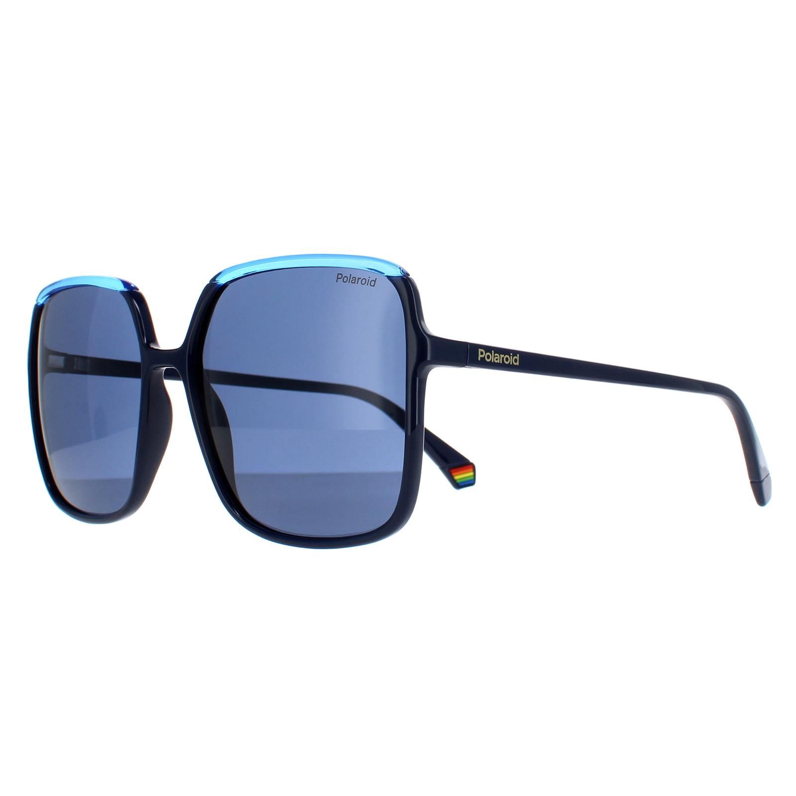 Polaroid Square Blue Blue Polarized PLD 6128/S