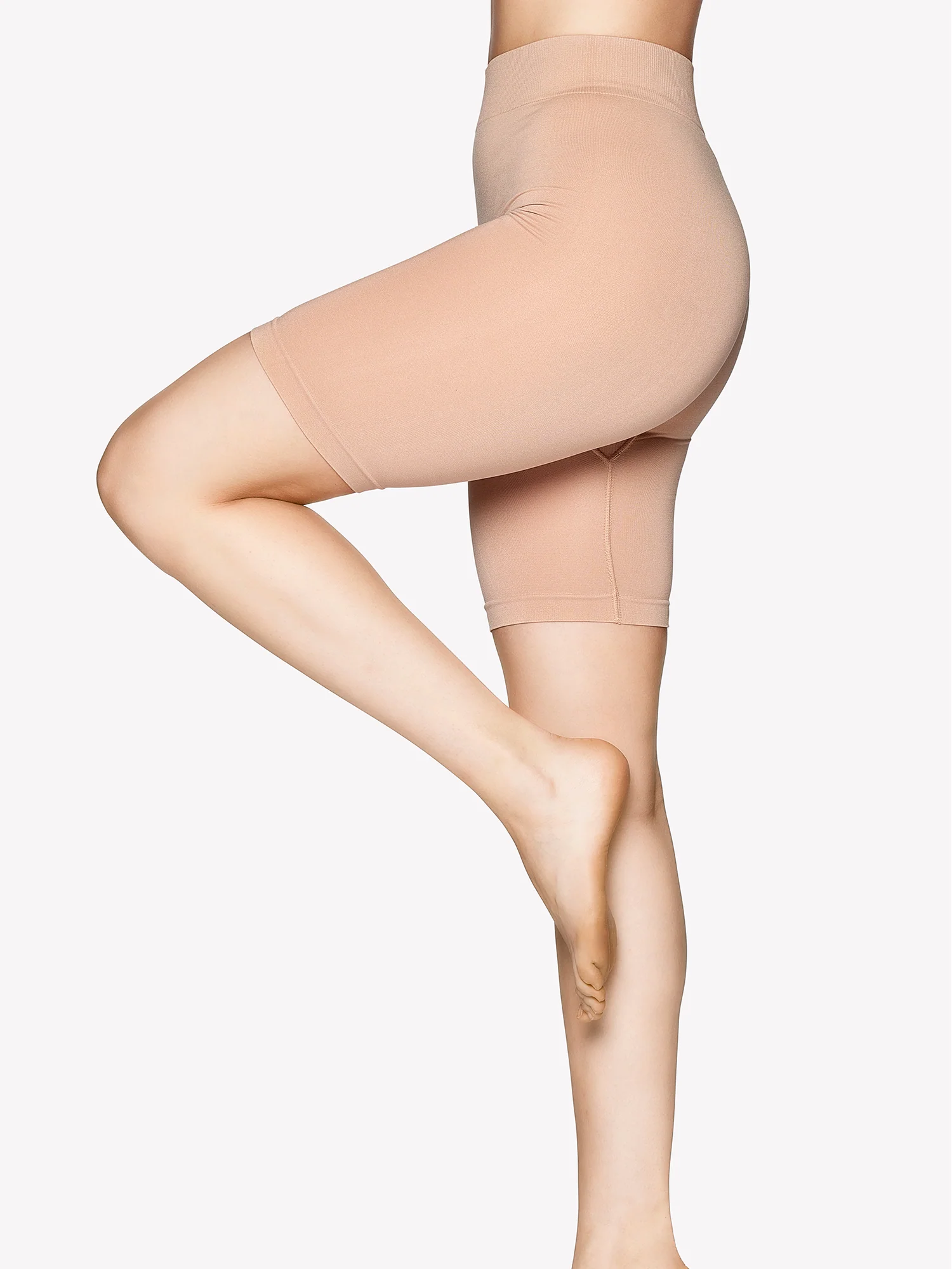 SEAMLESS SHORT leggingsit - natural