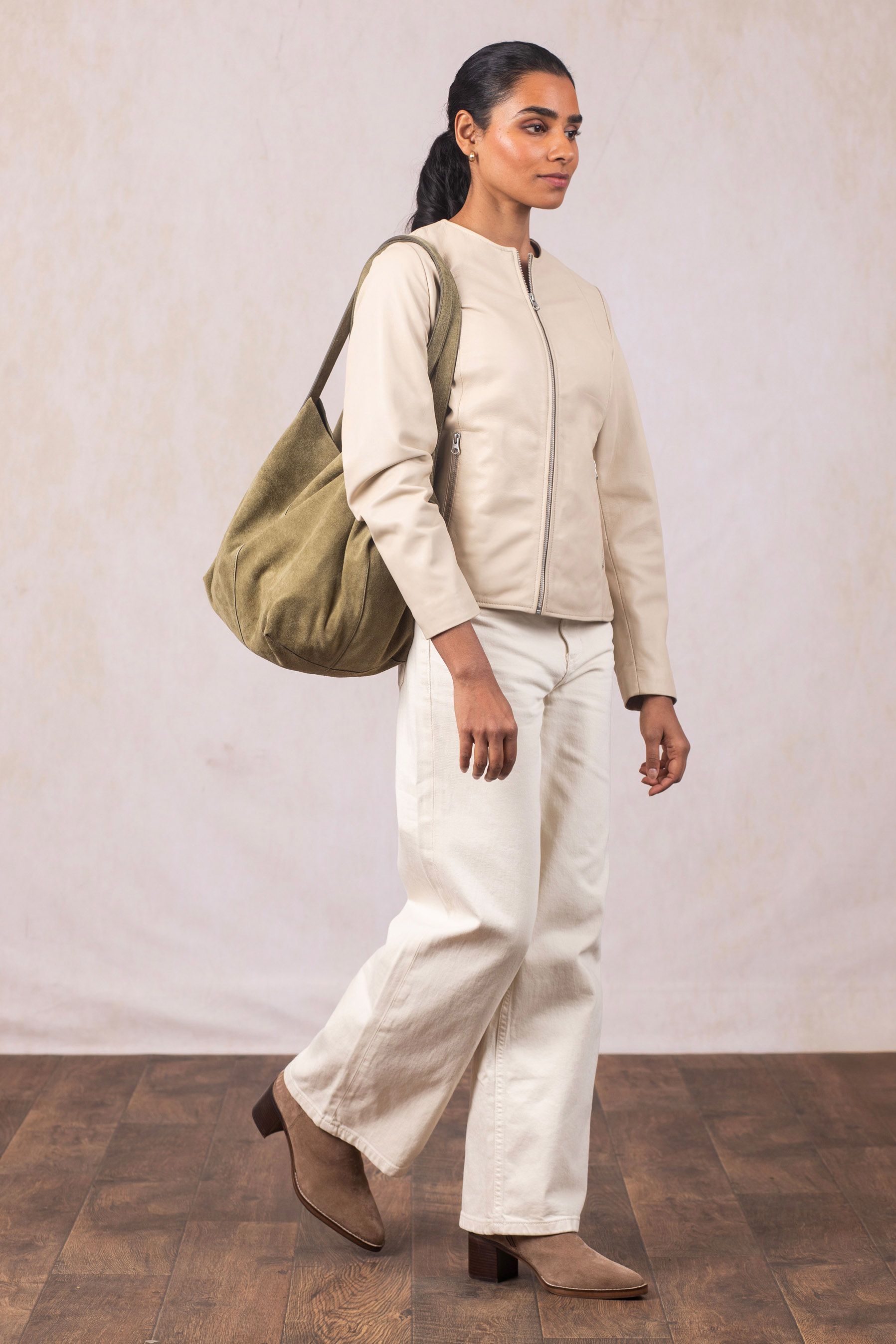 Lakeland Leather Santon' Suede Tote Bag