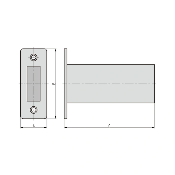 Mauerabschlussblech, BxH: 120 x 82 mm, 0,176 kg