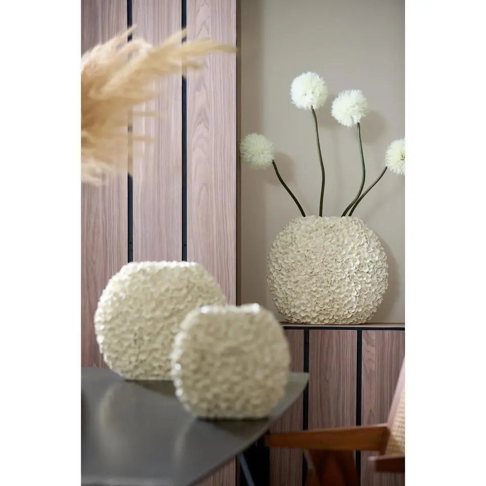 Light & Living - Phylia vaas deco 52x23x46,5 cm - cr&egrave;me