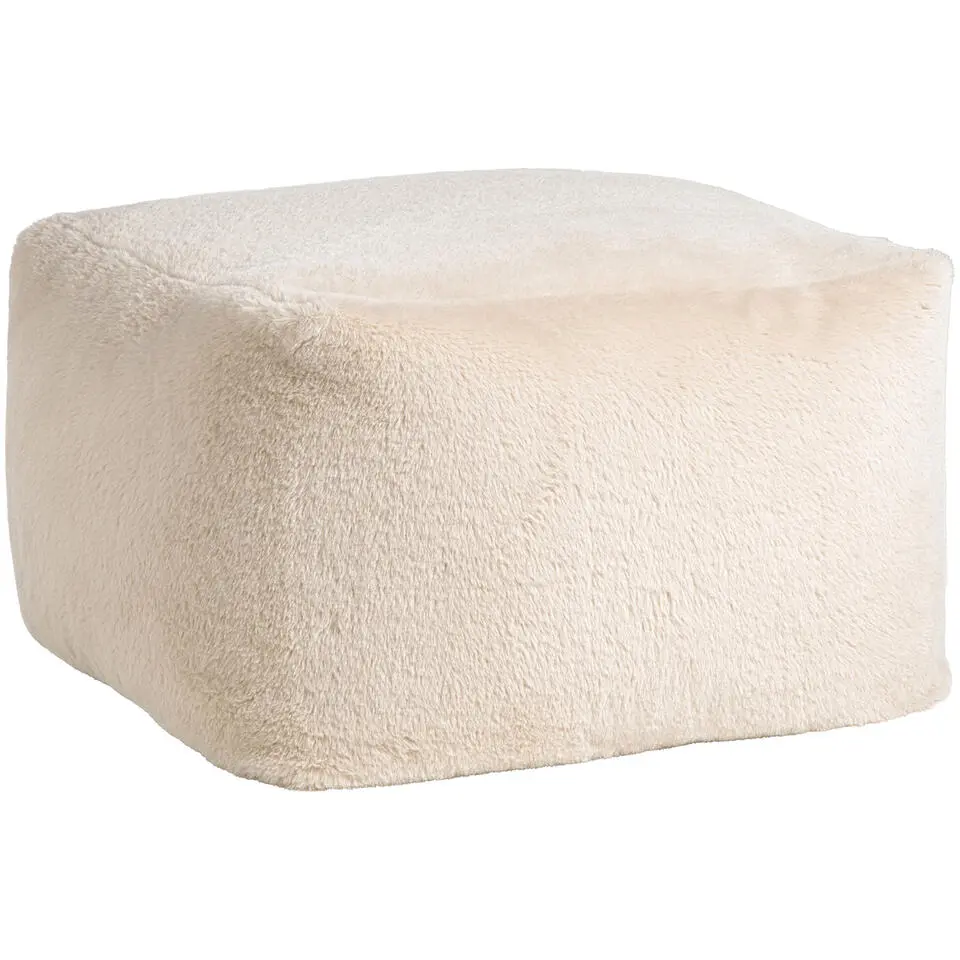 Poef Hein - cr&egrave;me - 30x40x40 cm
