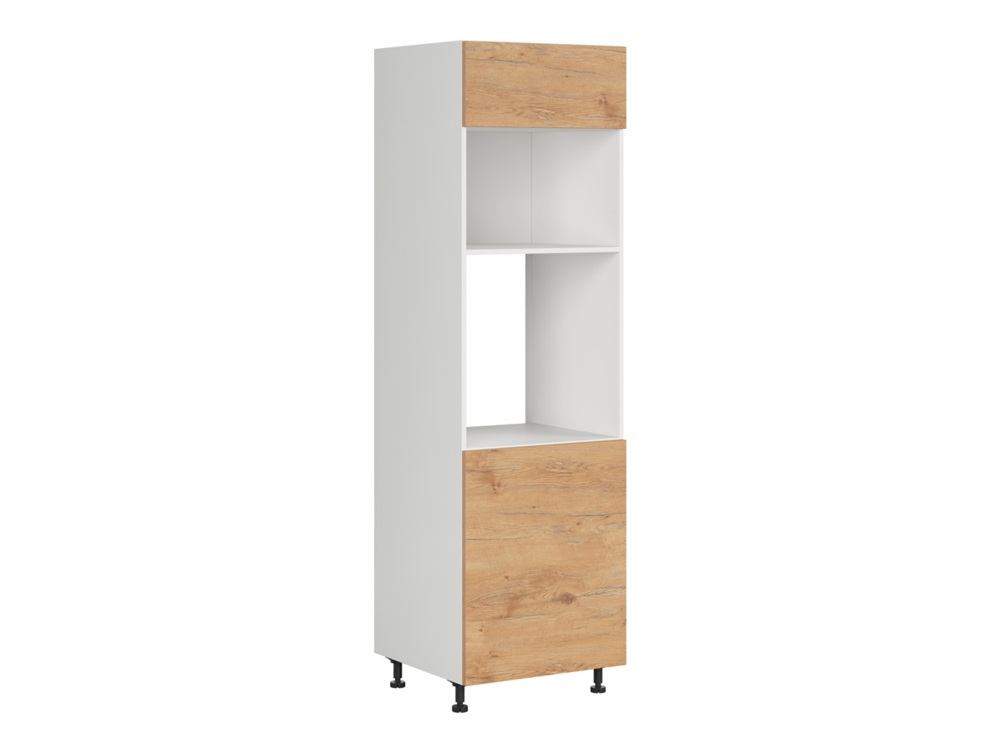 Szafka pod zabudowę piekarnika Hamper 60 cm lewa dąb lancelot