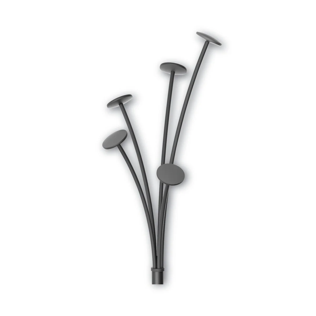 Alba Festival Coat Stand with Umbrella Holder, Five Knobs