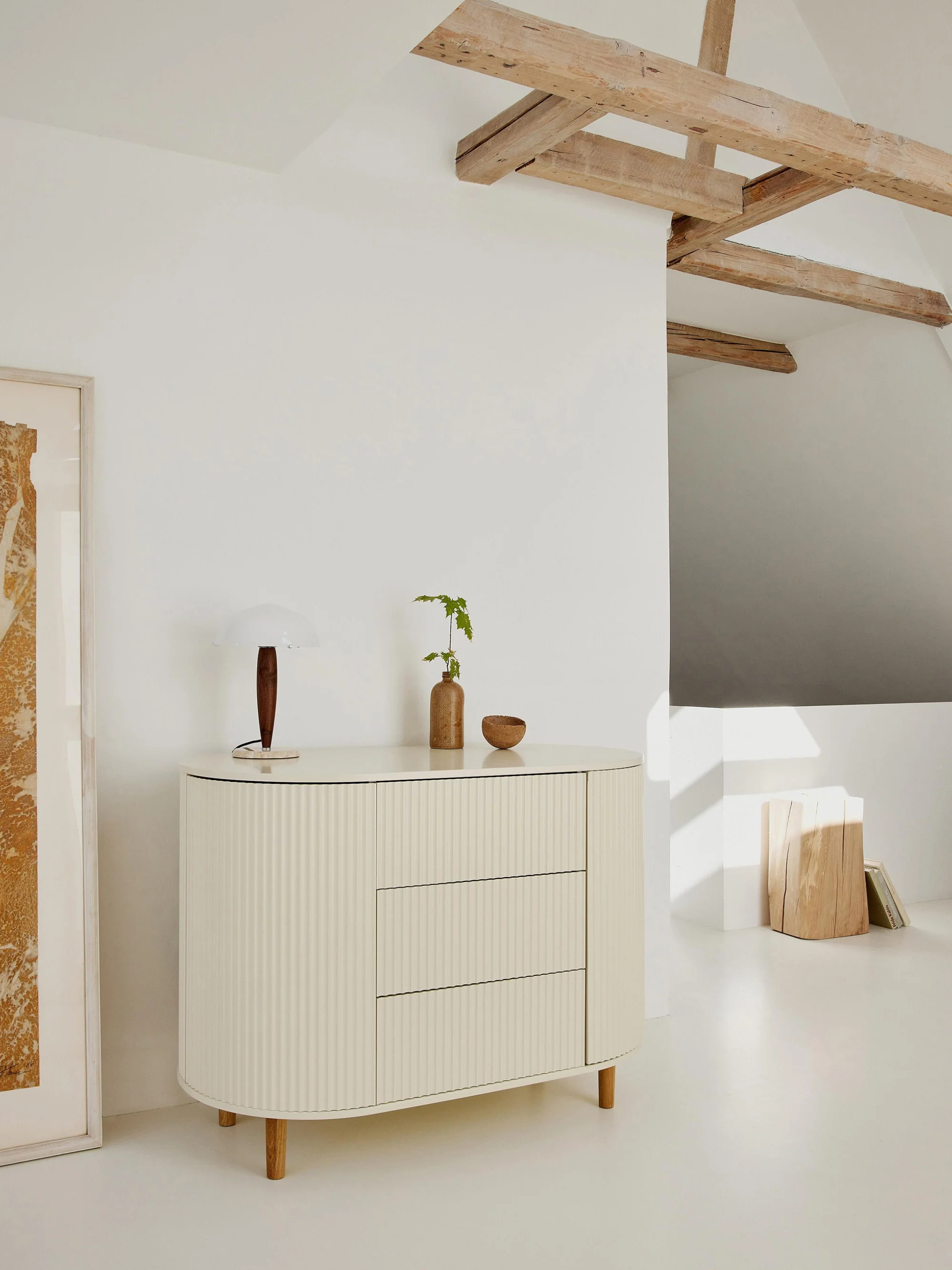 Handgefertigte Holz-Kommode Kai