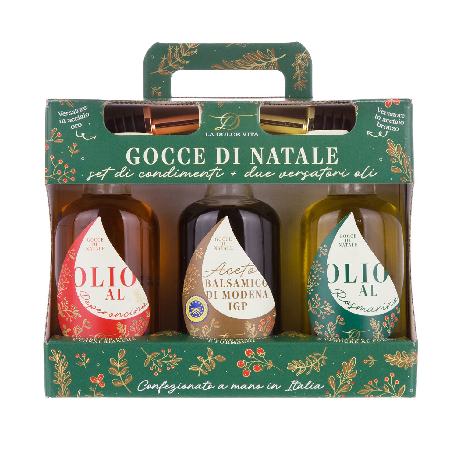 Set condimenti olio e aceto Collitali