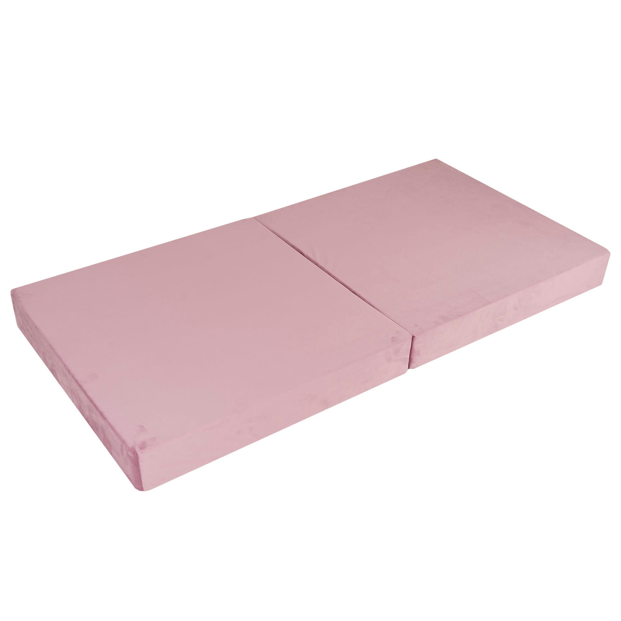 - Canapé enfant prime, MeowBaby®, rose, velours 48x80x160 cm