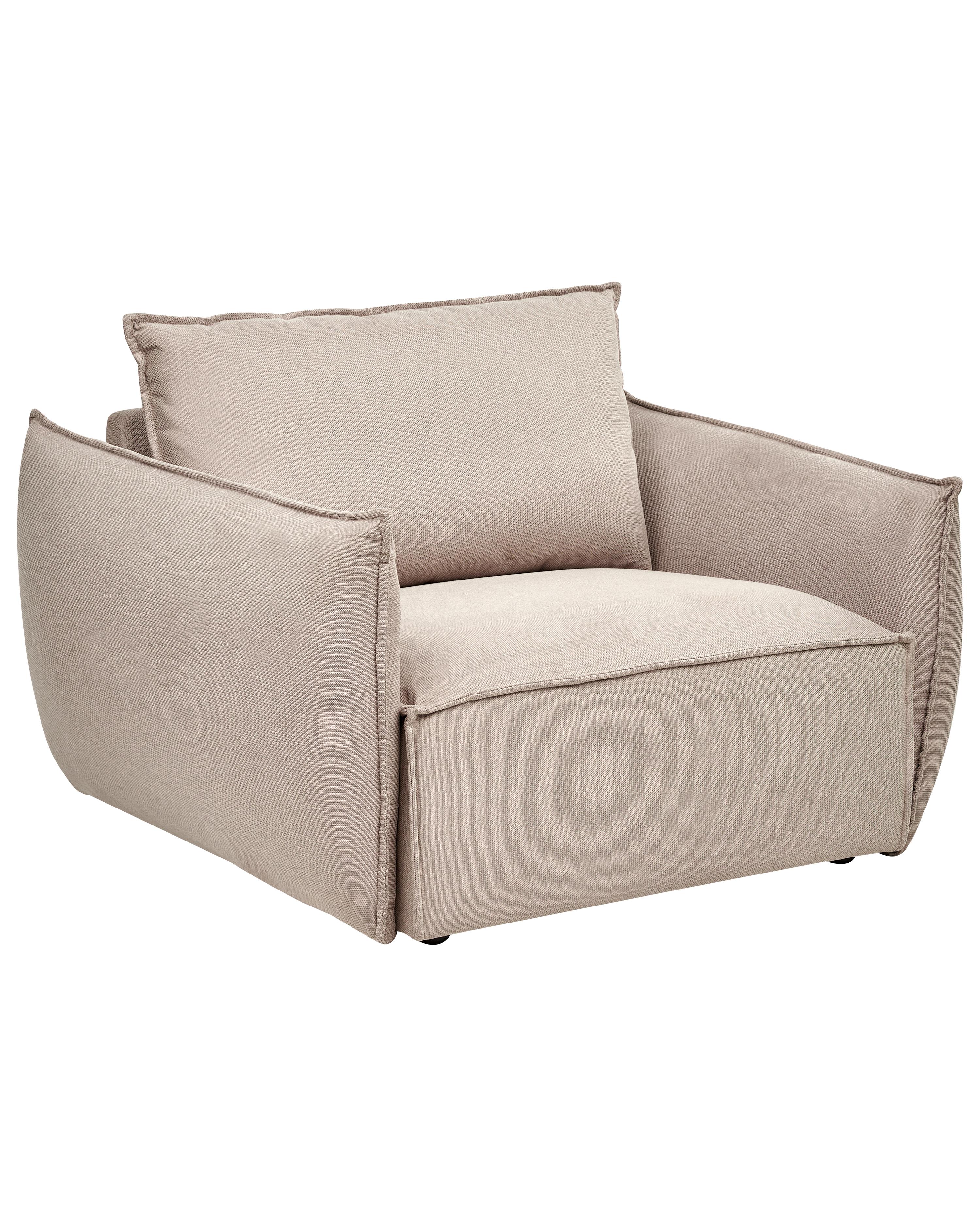 Armchair KUNES Fabric Taupe