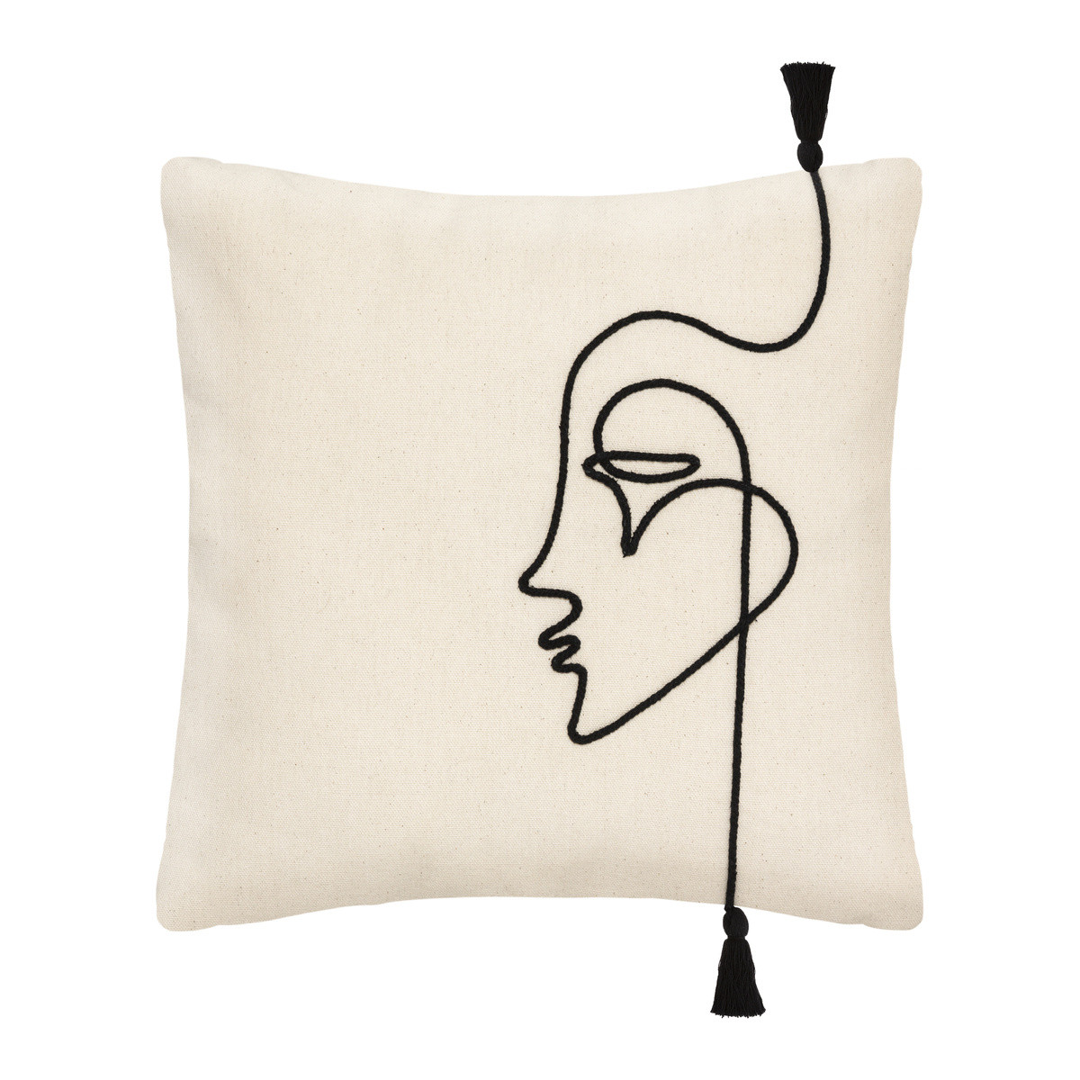Poszewka dekoracyjna FACE, 40 x 40 cm