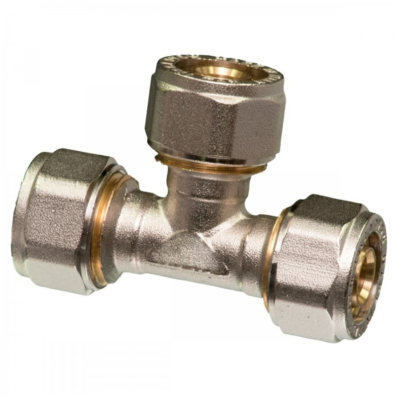 Raccord en Té 16 - 16 - 16 mm LEVICA