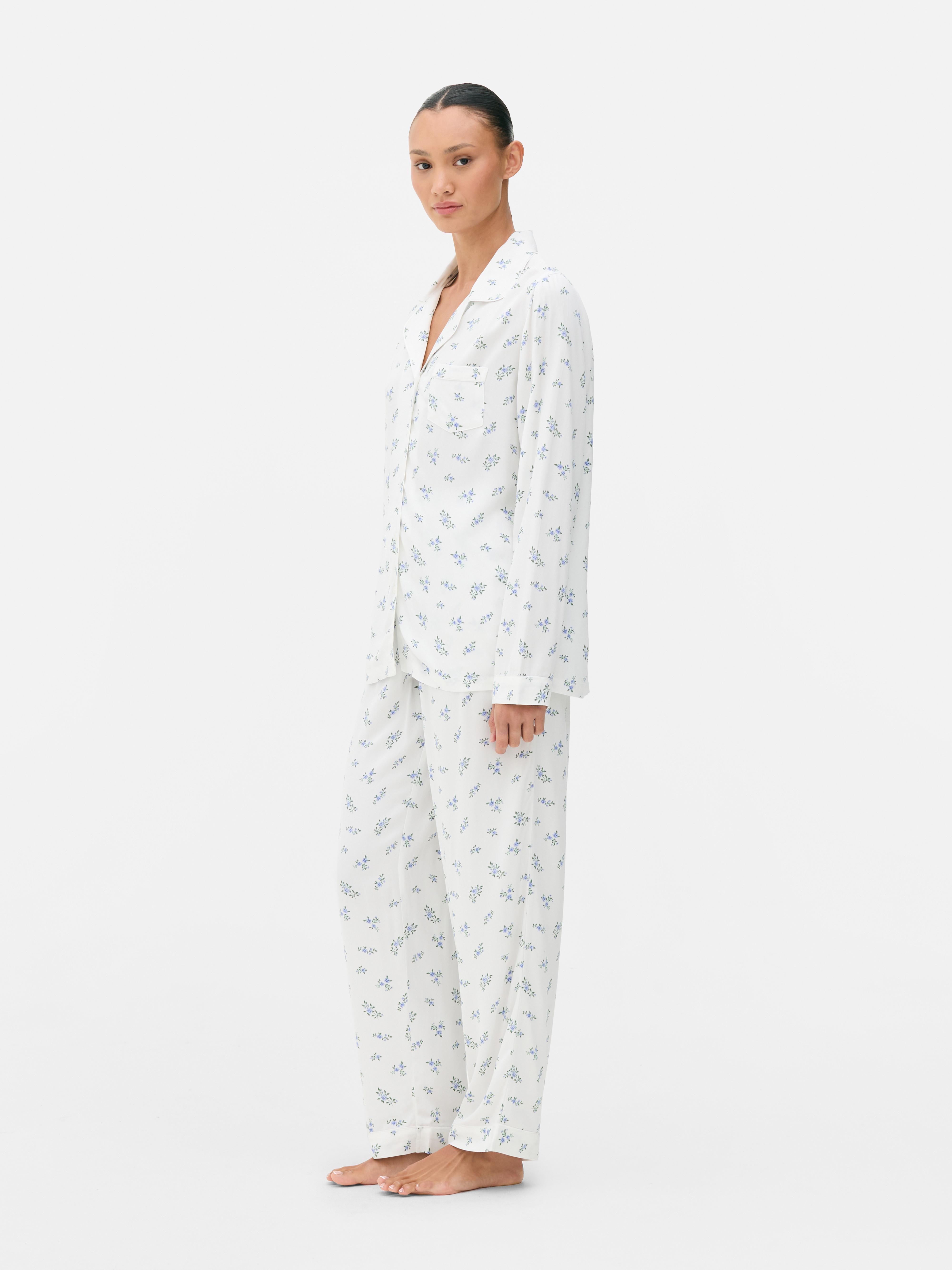Twill Boyfriend Pajama Set