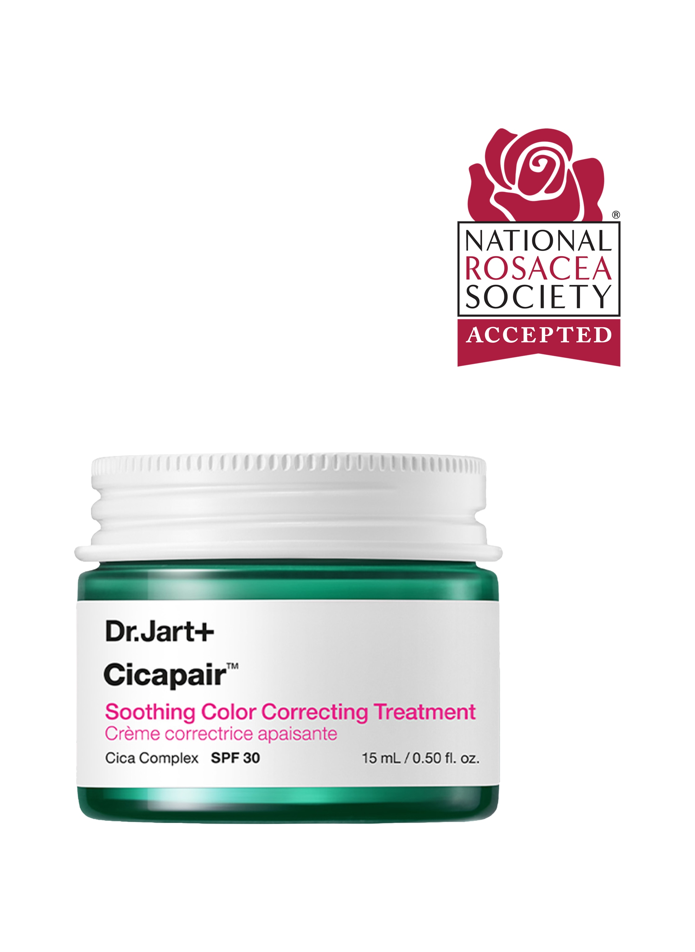 Dr.Jart+ CICAPAIR™ SOOTHING COLOR CORRECTING TREATMENT SPF30