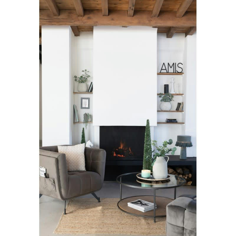 AMIS - Lettrage amis métal noir L48,5cm